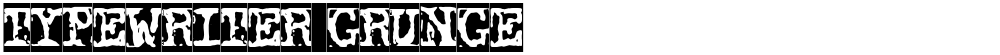 Typewriter Grunge