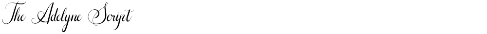 The Adelyne Script