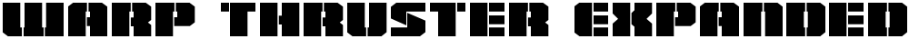 Warp Thruster Expanded
