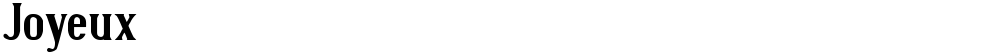 Joyeux