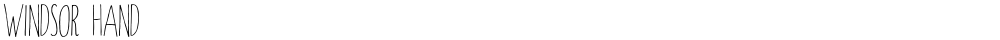 Windsor Hand