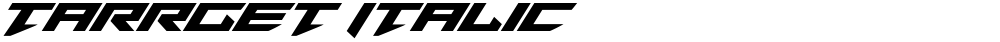 Tarrget Italic