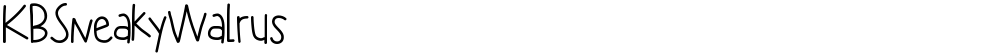 KBSneakyWalrus