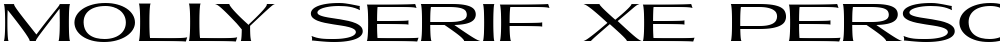 Molly Serif XE PERSONAL