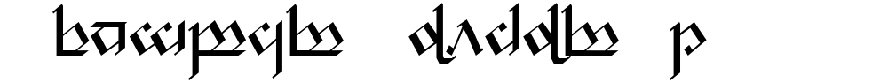 Tengwar Noldor-1