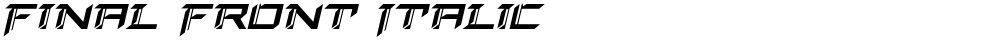 Final Front Italic