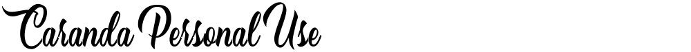Caranda Personal Use