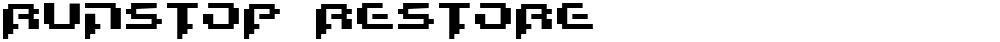 Runstop Restore