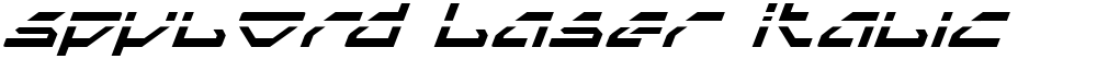 Spylord Laser Italic
