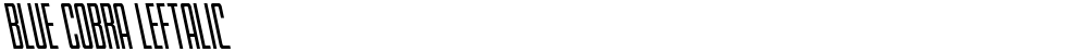 Blue Cobra Leftalic