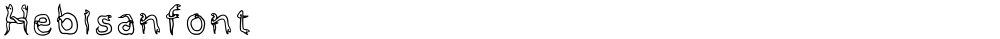 Hebisanfont