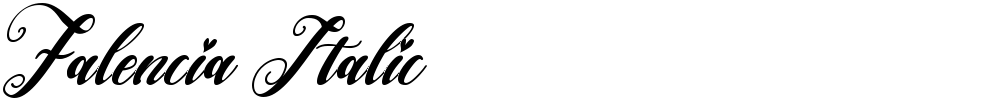 Falencia Italic