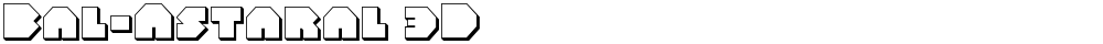 Bal-Astaral 3D