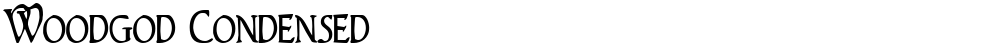 Woodgod Condensed