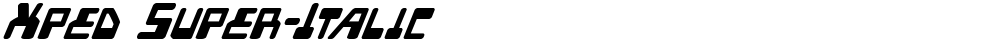 Xped Super-Italic