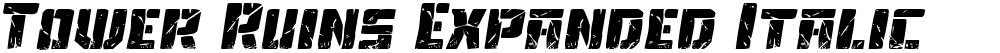 Tower Ruins Expanded Italic