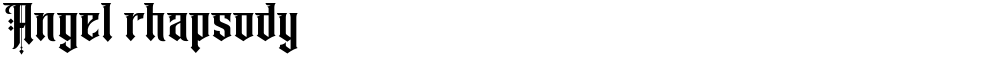 Angel rhapsody