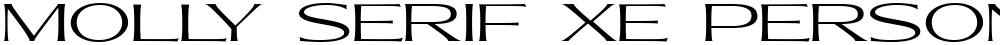 Molly Serif XE PERSONAL