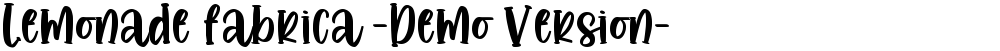 Lemonade fabrica -Demo Version-