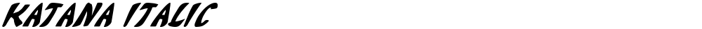 Katana Italic