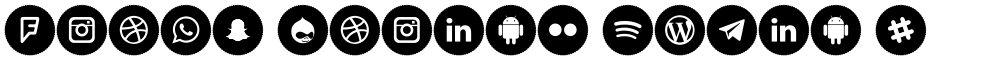 Icons Social Media 8