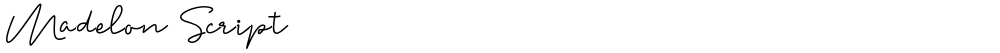 Madelon Script