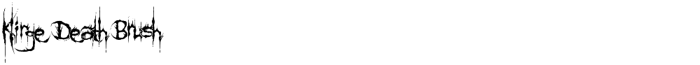 Klinge Death Brush