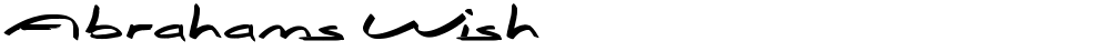 Abrahams Wish