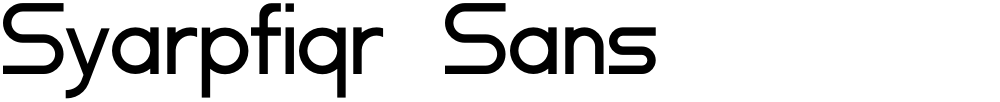 Syarpfiqr  Sans