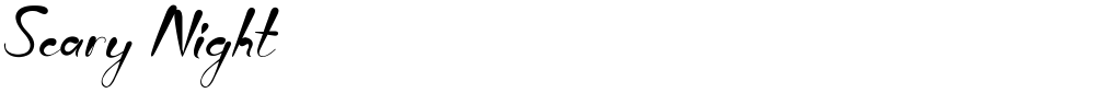 Scary Night