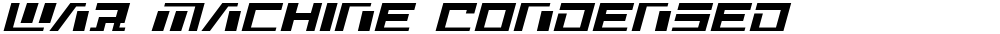 War Machine Condensed