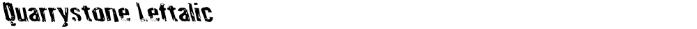 Quarrystone Leftalic