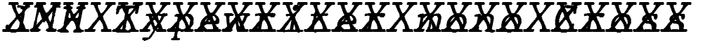 JMH Typewriter mono Cross