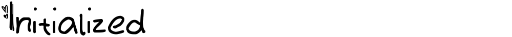 Initialized