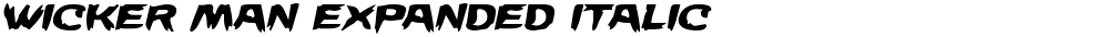 Wicker Man Expanded Italic