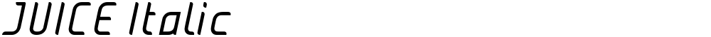 JUICE Italic