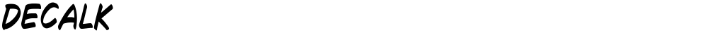 Decalk