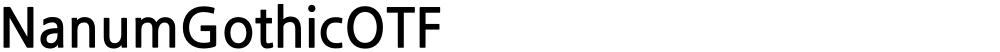 NanumGothicOTF