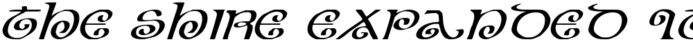 The Shire Expanded Italic