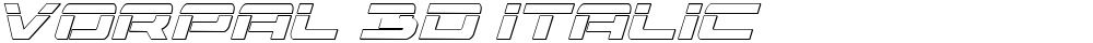 Vorpal 3D Italic