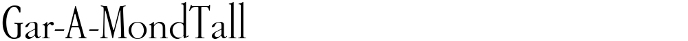 Gar-A-MondTall