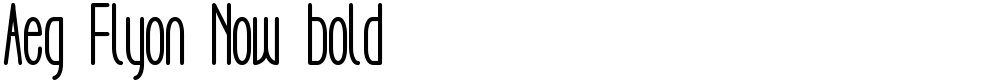Aeg Flyon Now bold