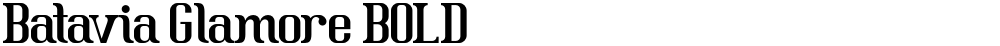 Batavia Glamore BOLD