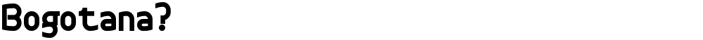 Bogotana?