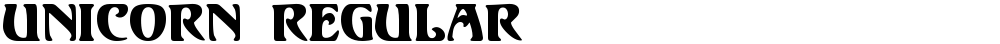 Unicorn Regular