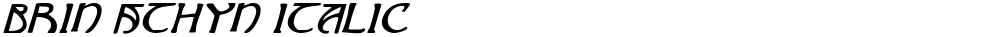 Brin Athyn Italic