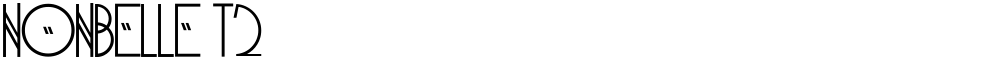 NonBelle T2