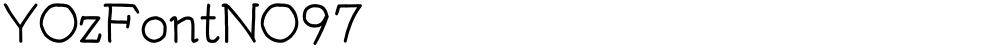 YOzFontNO97