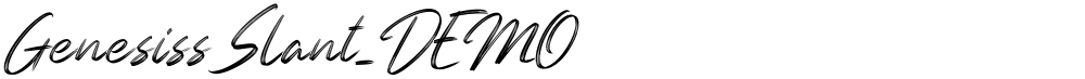 Genesiss Slant_DEMO