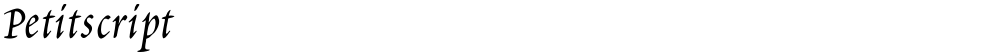 Petitscript